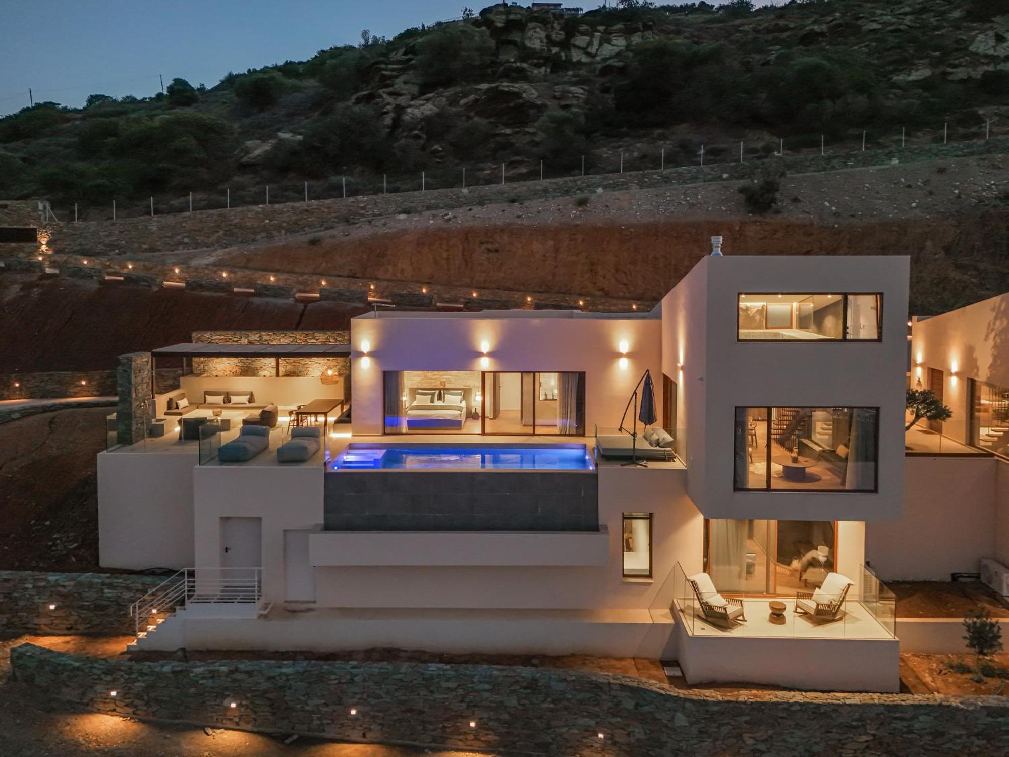 Villa Helios - Elevate Your Senses Agia Pelagia Exteriör bild